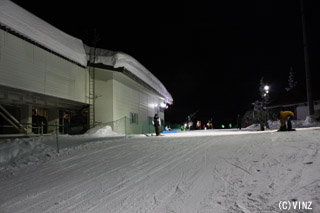 富山県 イオックスアローザ IOX-AROSA スキー場 ゴンドラトップステーション付近